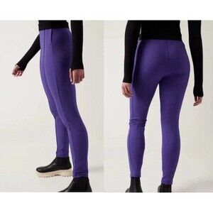 Athleta Glacier Snow Skinny Pant ll Womens 2 Purple Sporty Activewear Stretchy